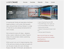 Tablet Screenshot of lasermake.co.uk